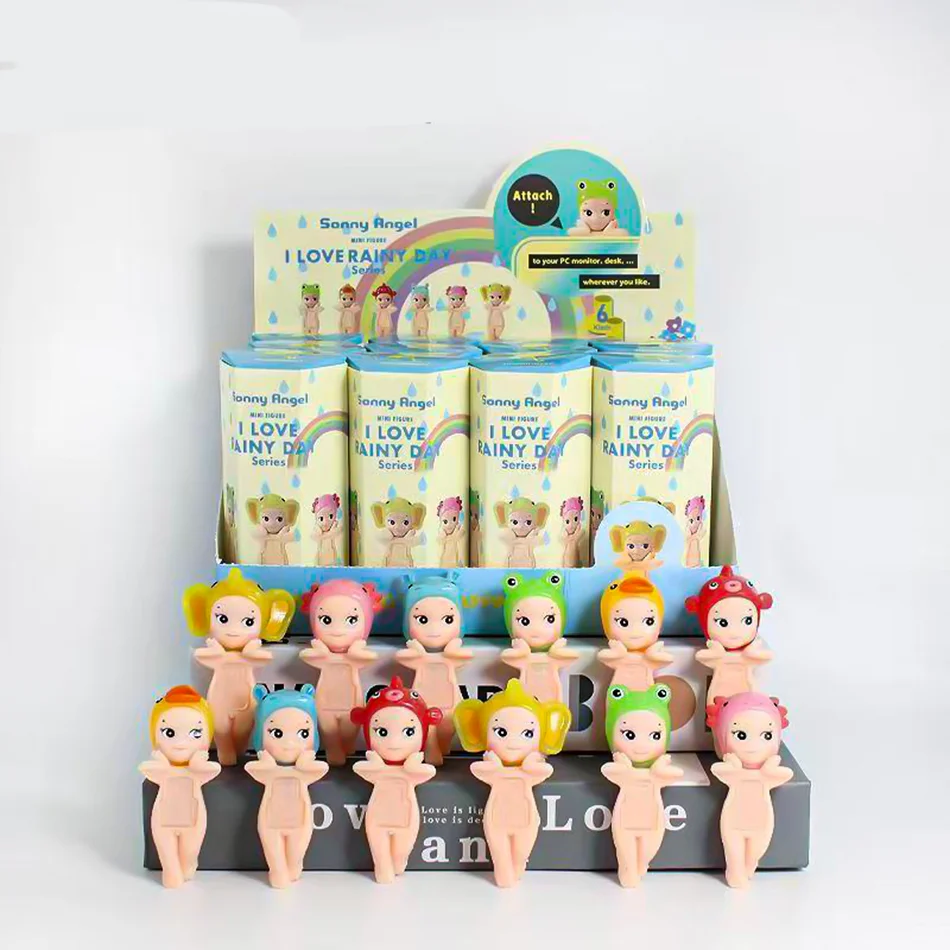 Boîte aveugle S Angel Dolls Fans jouet pour enfants cadeau Animal boîte aveugle Anime Figure ornements j'aime la journée pluvieuse série pendentif cadeau