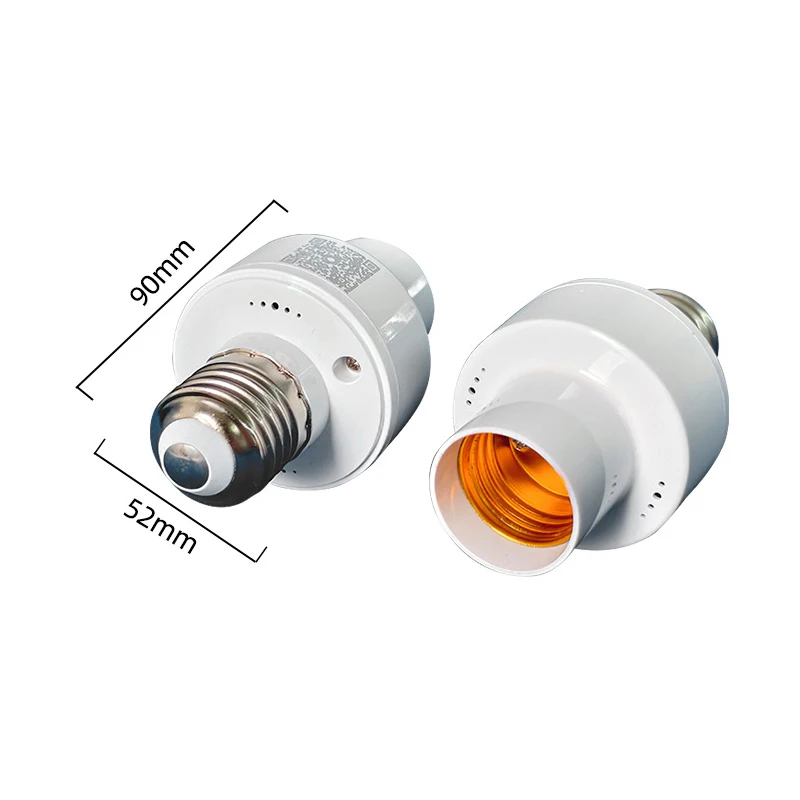 

1PC Smart Bluetooth -compatible Light Socket E27 Bulb Adapter Lamp Holder Base AC85-265V Smart Life App Controller