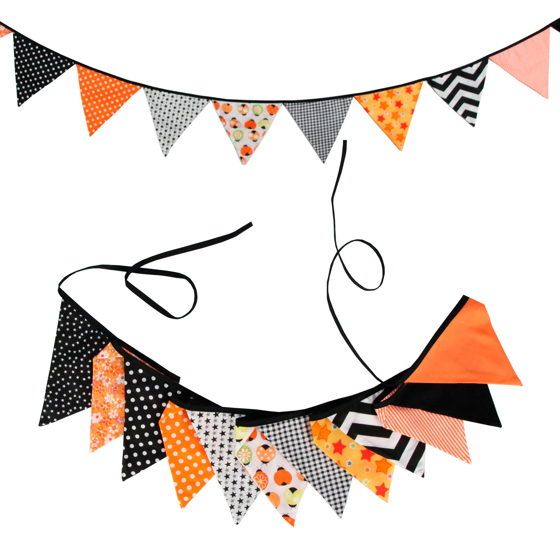 Premium Halloween & Thanksgiving Triangle Banner for Outdoor Camping Tent Decoration