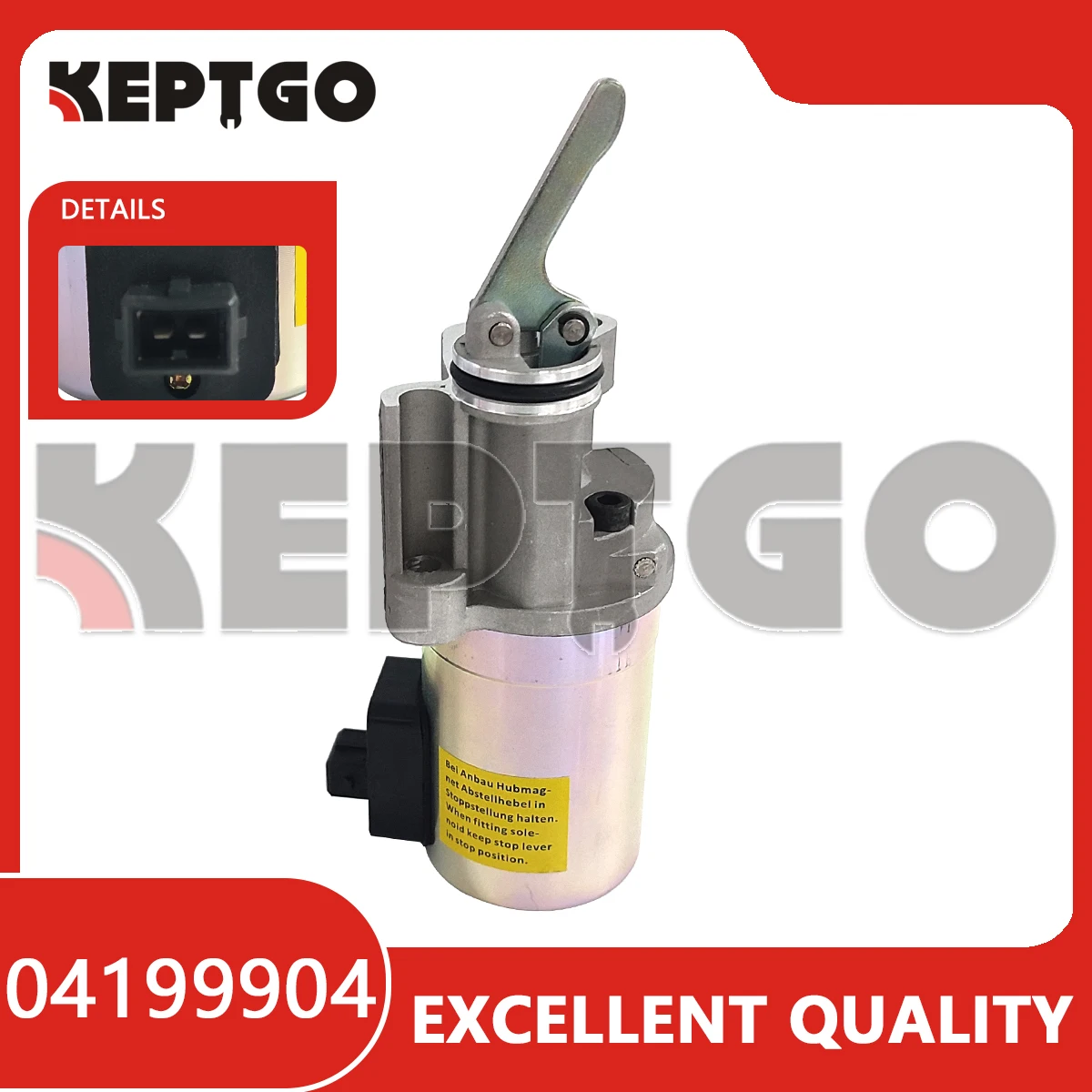 12V 24V 0419 9904 04199904 Fuel Shutdown Solenoid Valve For Deutz BF6M2012 BF4M2012 0419-9904 04199904