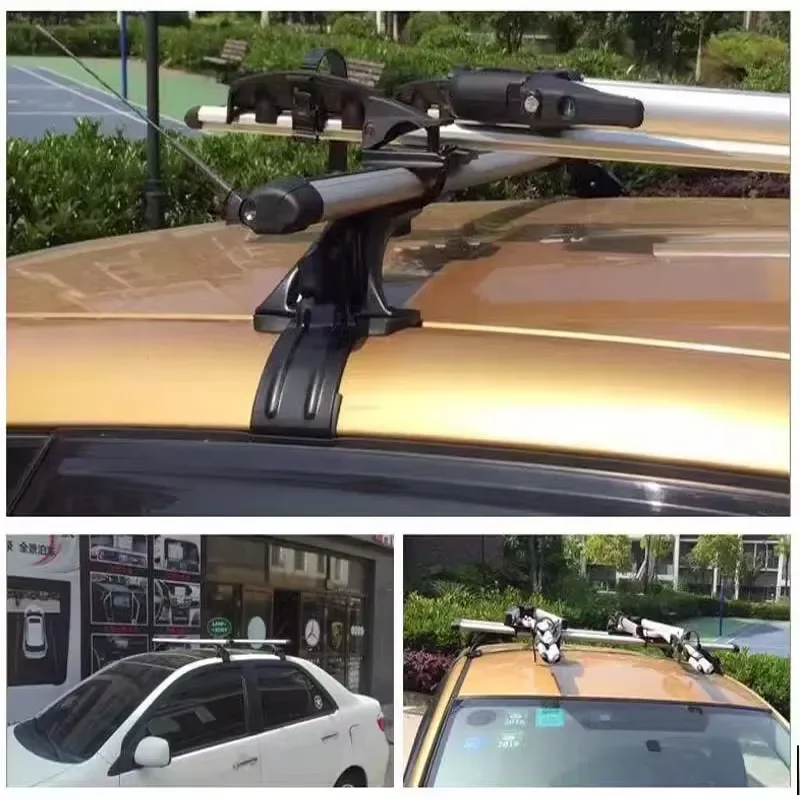Universal Aluminum Alloy Car Roof Rack Crossbars 125cm Load Carrier Luggage Bicycle Holder Top Mounting Bar System for SUV
