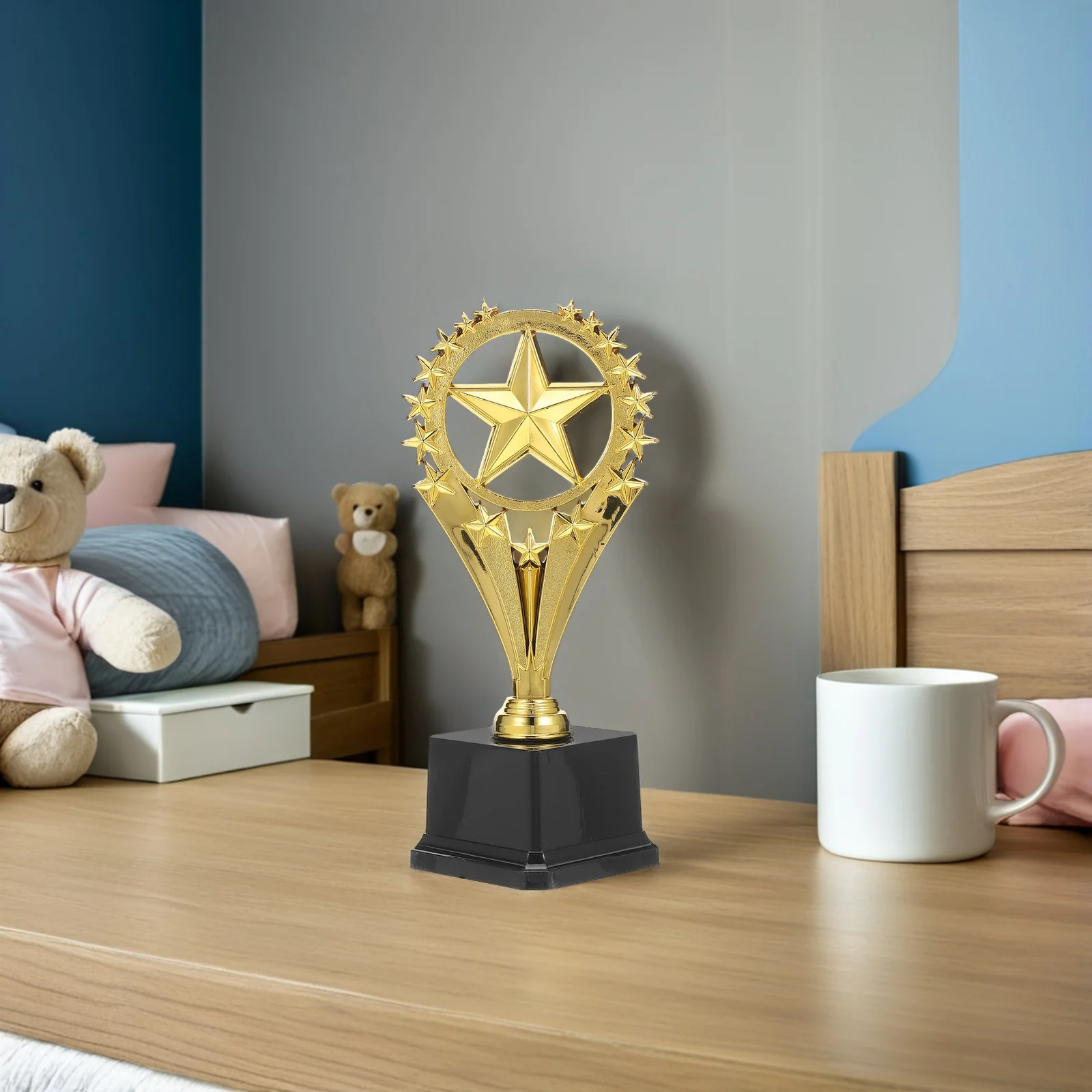 

Plastic Small Gold Award Trophy For Dance Sports Music Competition Classroom Party Winner Reward 'S Participation