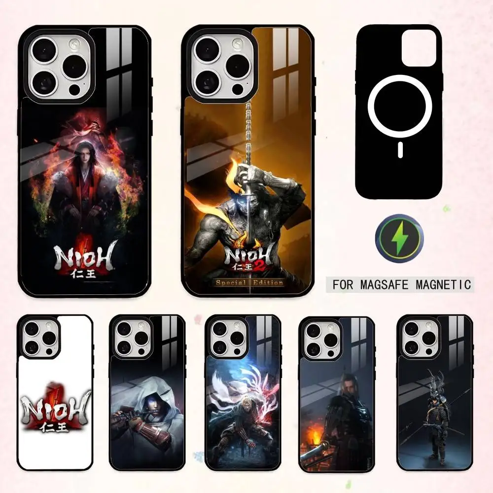 G-GAME N-Nioh-3 Pritend   Phone Case For iPhone17,16,15,14,13,12,11 Plus,Pro Max Magnetic For Magsafe Wireless Charging