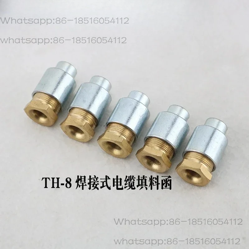 TH-8 copper cap iron pillar cable threading stuffing box welding type cable stuffing box