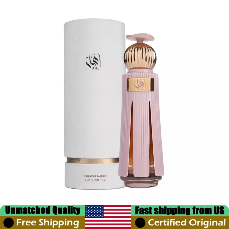 

Ahmed Al Maghribi AHL Eau de Parfum 60 ML Original Arab Perfume 2 Ounce Lasting Oriental Floral Unisex Fragrance Cologne Perfume