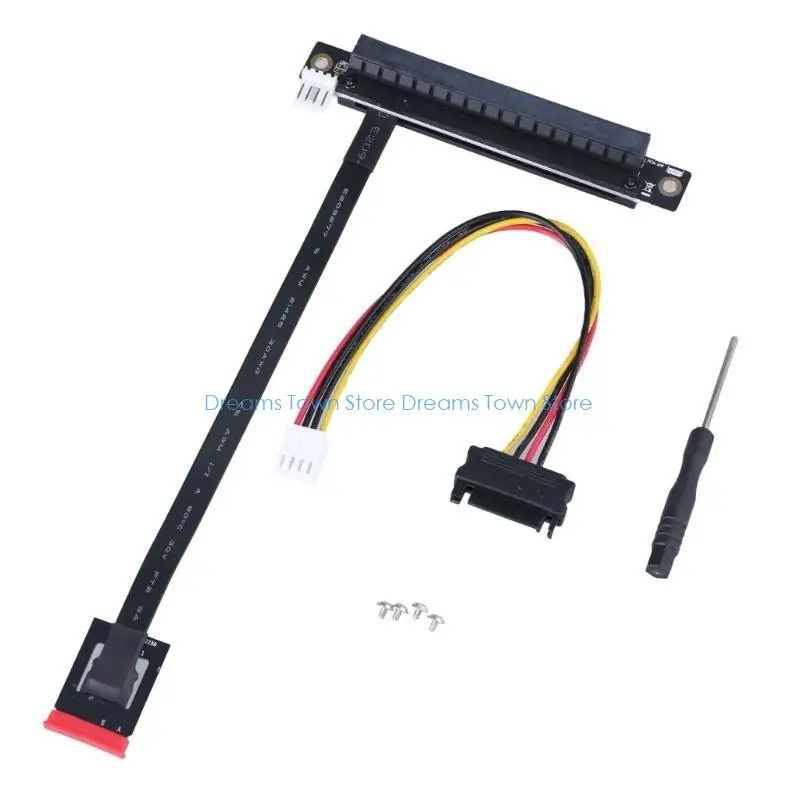 HX6A Quality M.2 to PCIE 16X Extension Wire Convert Cable 4Pin Power Connection For Majority Of PCIE Sound And Graphics Cards