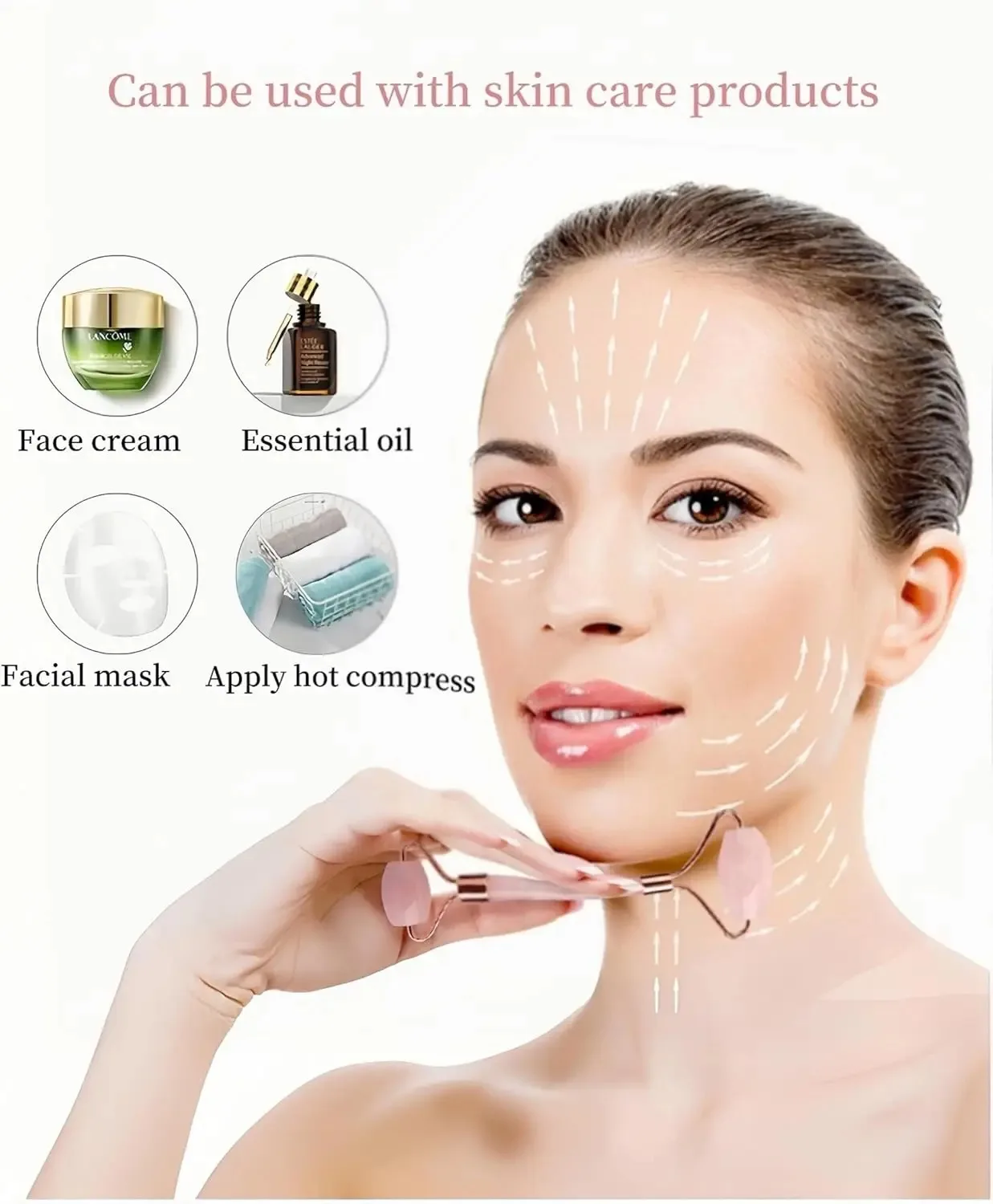 เครื่องขูดกัวซา 1 ชิ้น/2 ชิ้น เครื่องนวดหน้า กัวซา ขูดหน้า นวดกดจุด กัวซาบอร์ด ดูแลดวงตา สปา ดีท็อกซ์