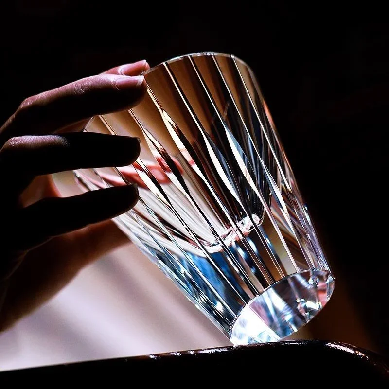 Music Wire Crystal Glasses Whisky Cup Unique Wineglass Gift For Friend Geometric String Cognac Snifter Whiskey Copita Nosing Mug