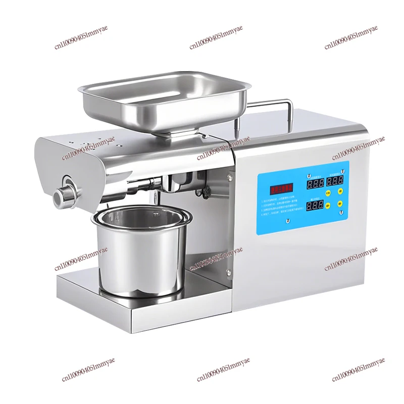 Household Small Automatic Multi functional Stainless Steel Oil Press Kitchen Home Oil Extraction