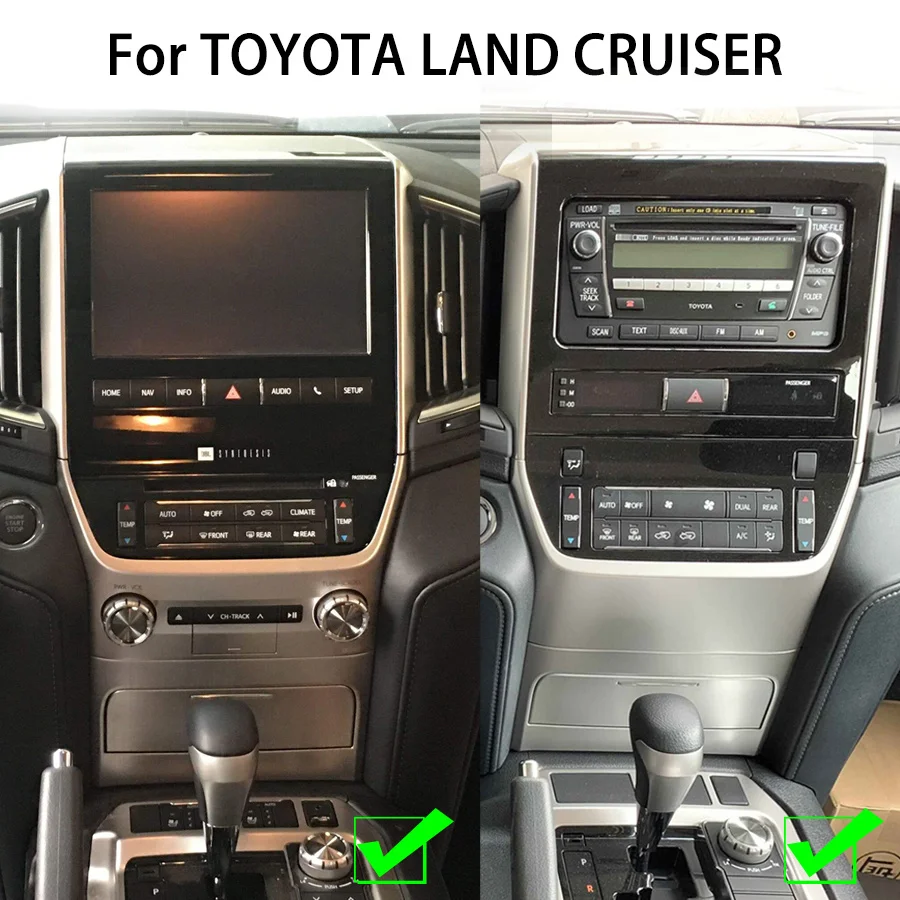 

Автомобильный радиоприемник 12,3 дюймов Android 13 для Toyota Land Cruiser 200 LC200 2017-2020 мультимедийный видеоплеер GPS навигация CarPlay стерео