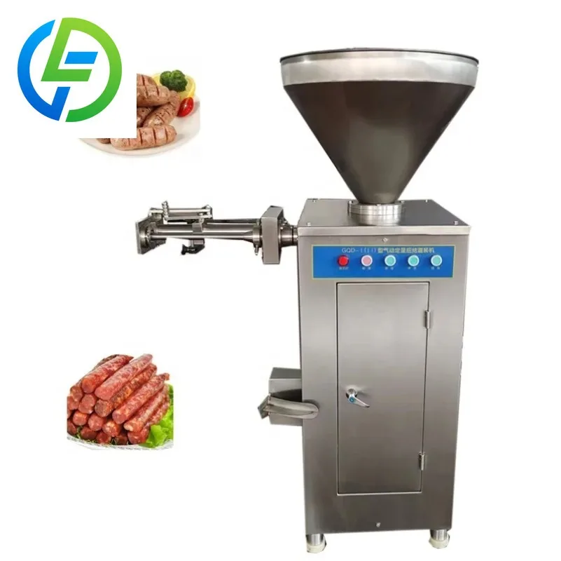 Pneumatic Sausage Stuffer Filling Machine Ham Making Machine Automatic Twist Sausage Filler