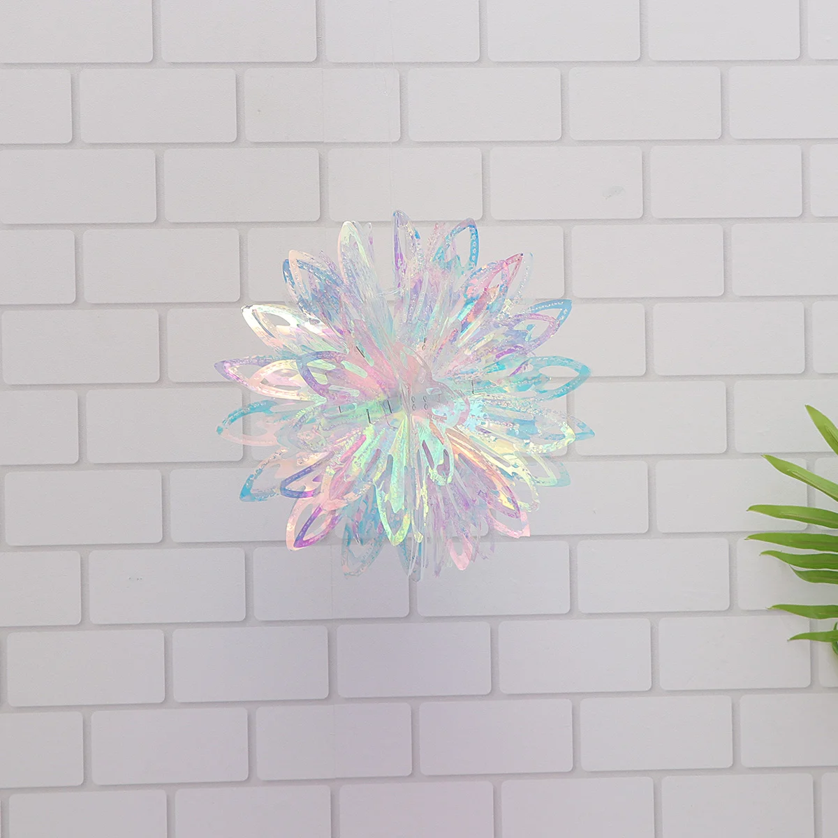 

Iridescent Party Decorations Christmas Centerpieces Deccor Honeycomb Hanging Ornament Ball Garland