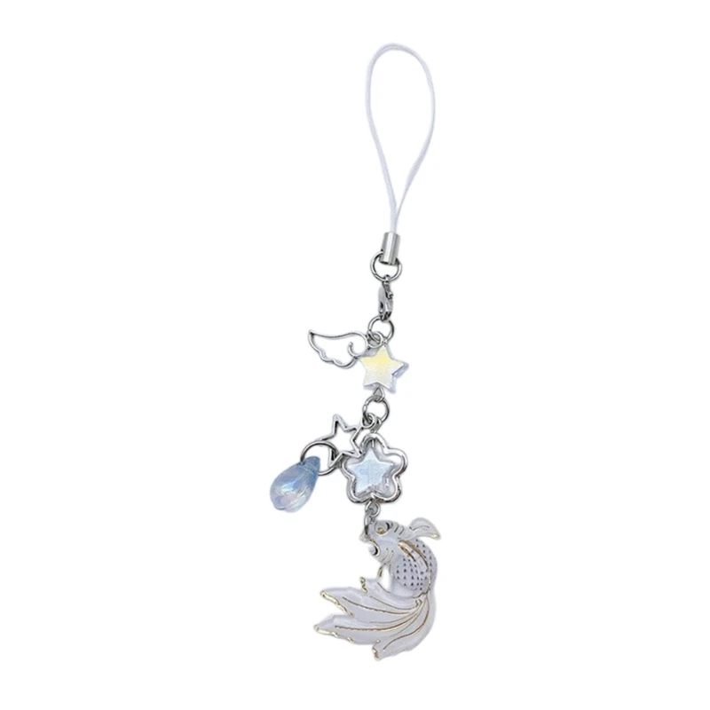 Butterfly Star Pendant Phone Charm Keychain