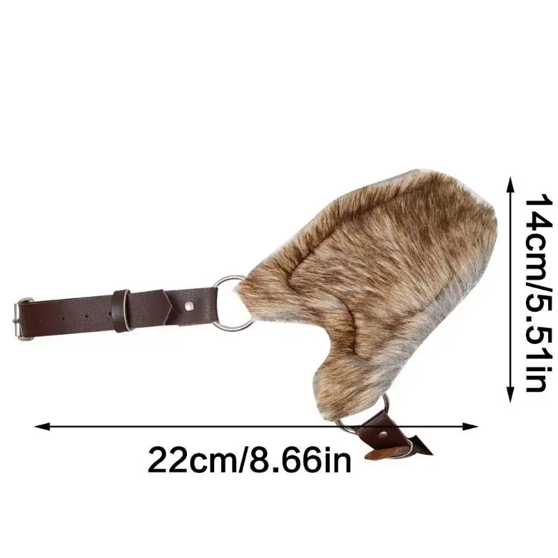 39BD Furry skórzana tarcza na ramię w klatce piersiowej średniowieczny kostium dla mężczyzn Halloween