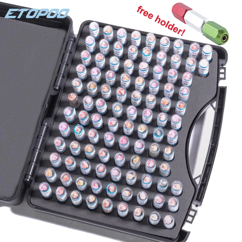 0.30-10.00mm Precision Steel Pin Gauge set Smooth Plug Gauge Hole Gauge 50mm Pin Measuring Tool step 0.1mm, 98pcs/lot