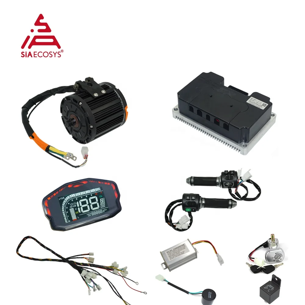 

QS MOTOR 138 4000W 90H 7500W 72V 110KPH Mid Drive Motor With DKD LCD Speedometer ND72680 Controller New 110KPH Motorcycle Kits