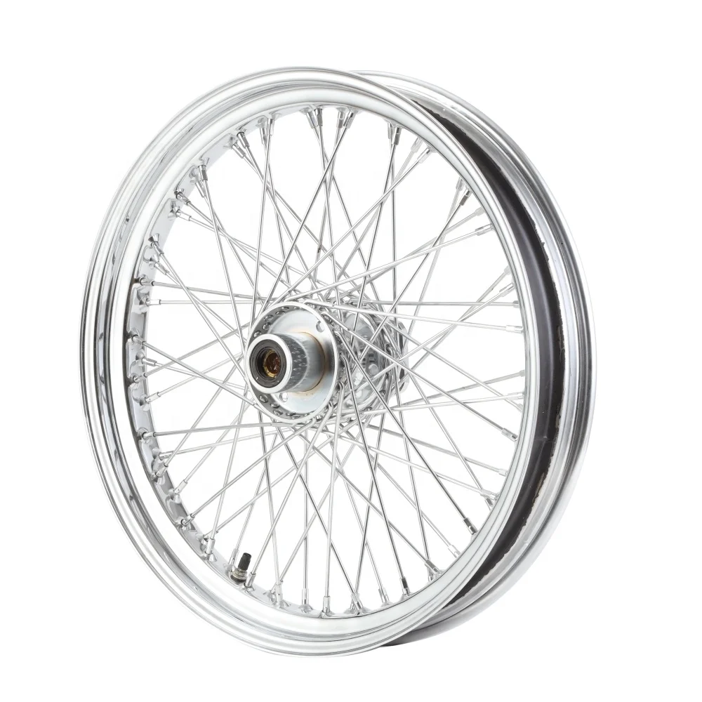 

Wholesale 40 Spokes 60 Spokes 21 Front Tubeless Motorcycle Wheel for American-style Motorcycle