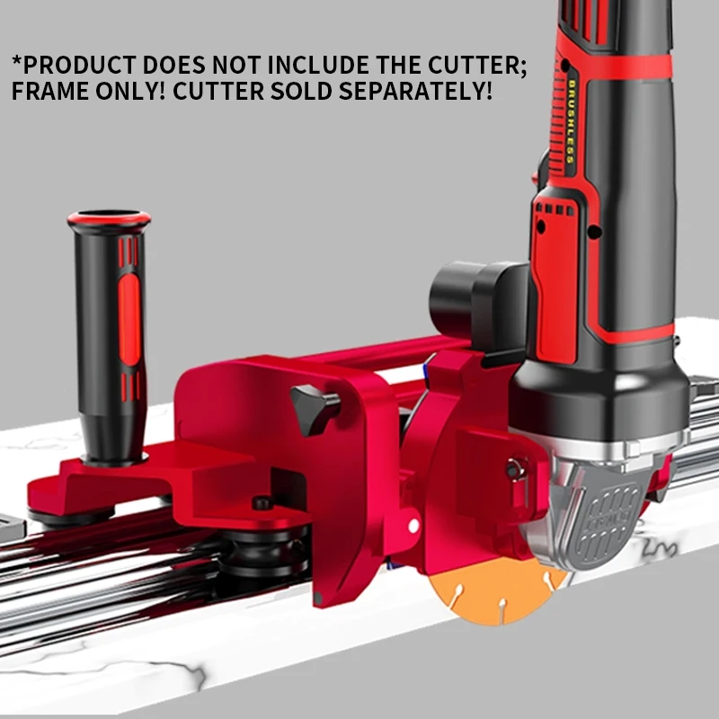Track Cutting Machine Support Marble Slab Tile Large Format Track Cutting Machine Straight Cutting & Chamfering Machine Manual P