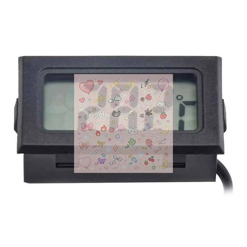 Mini Digital  -20°C To 110°C LCD Display With 1Meter NTC Sensor For Home Kitchen Refrigerator Temperature Monitoring