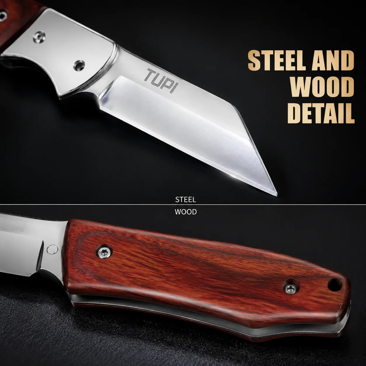 Folding Grafting Knife Grafting Tools Pruning Knife Professional Garden Fruit Tree Grafting Cutter Wooden Handle Knife