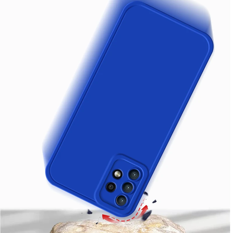 Square Frame Protection Silicone Case On For Samsung Galaxy M53 M33 M62 M52 M42 M32 M22 M12 M23 4G 5G Soft funda Cover