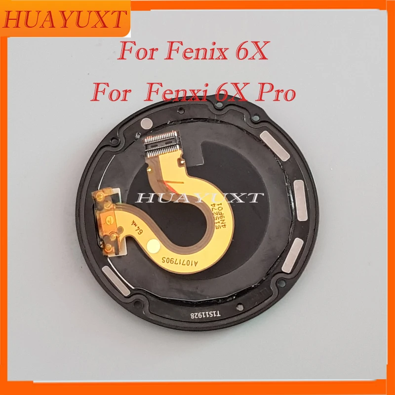 For GARMIN Fenix 6X Pro Standard Edition 51mm LCD Screen 010-02157-00 Black LCD Panel Adventure es Parts Repair