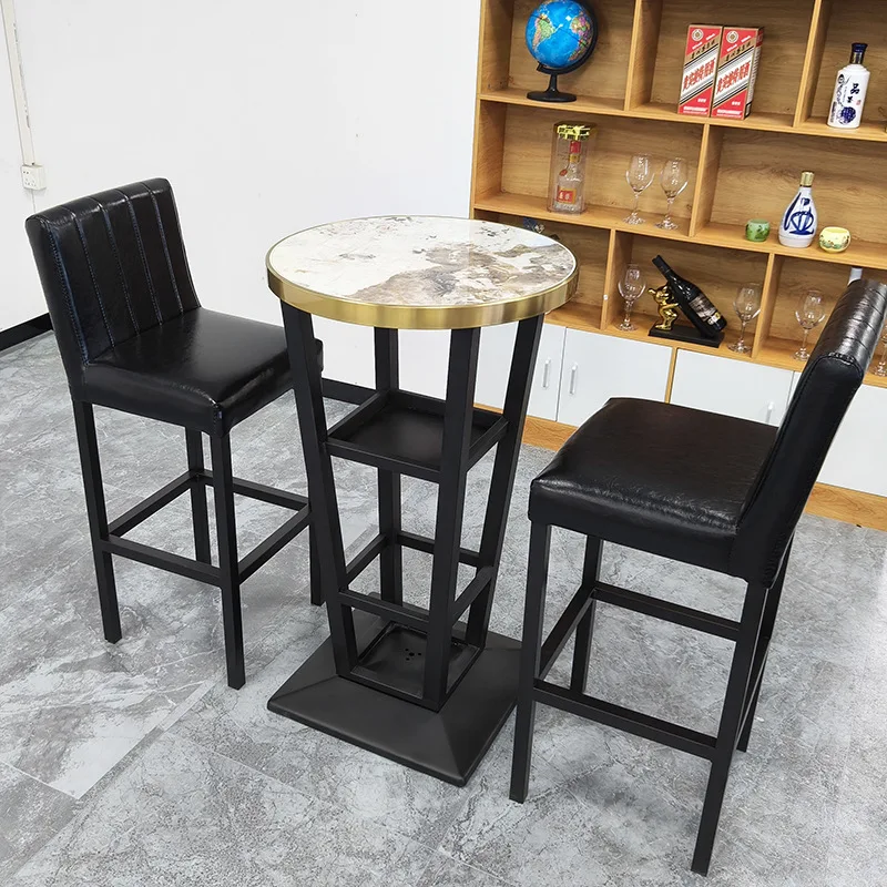 Chair Bar Stool High Stool Clear Wrought Iron Stainless Steel Chair Front Desk Stool Against