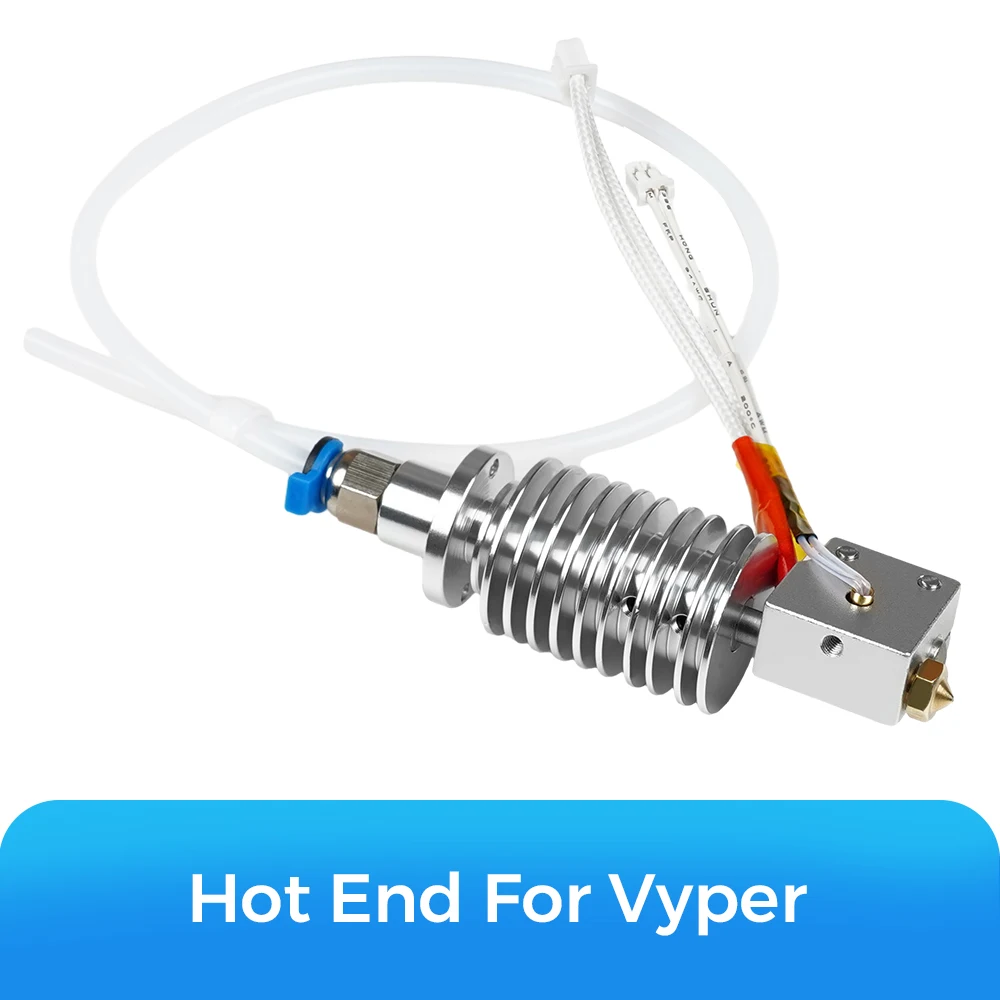 Anycubic-Kit Hotend con tubo de PTFE, extrusora de cartucho de calentador, cabezal de impresión de 0,4mm para filamento de 1,75mm, 24V, 40W, para