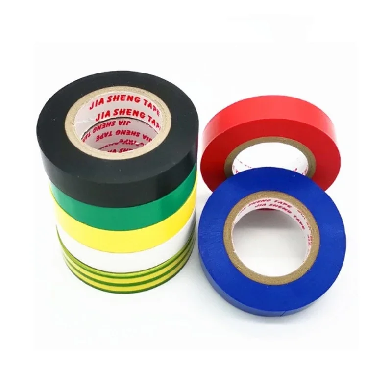 

1pcs 20M Flame Retardant Electrical Tape Insulation High Voltage PVC Film Tape Waterproof Self-adhesive Electrician Tape