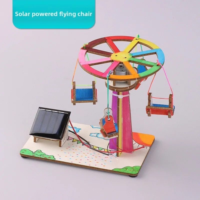 Solar-powered children's science and education experiment models, DIY hand-assembled toys, and science and education gifts
