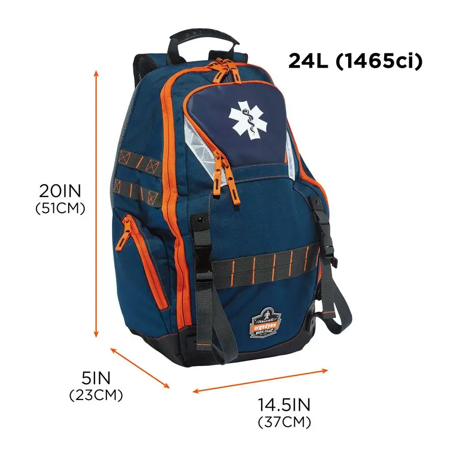 Arsenal 5244 Medic First Ansponder Trauma Zaino Borsa da salto per EMS, Polizia, Vigili del fuoco, Blu