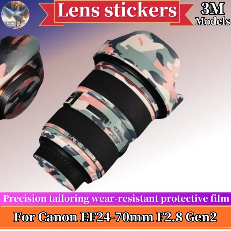 

EF2470 skins For Canon EF24-70mm F2.8 Gen2 Lens stickers,protective film,Precision tailoring wear-resistan