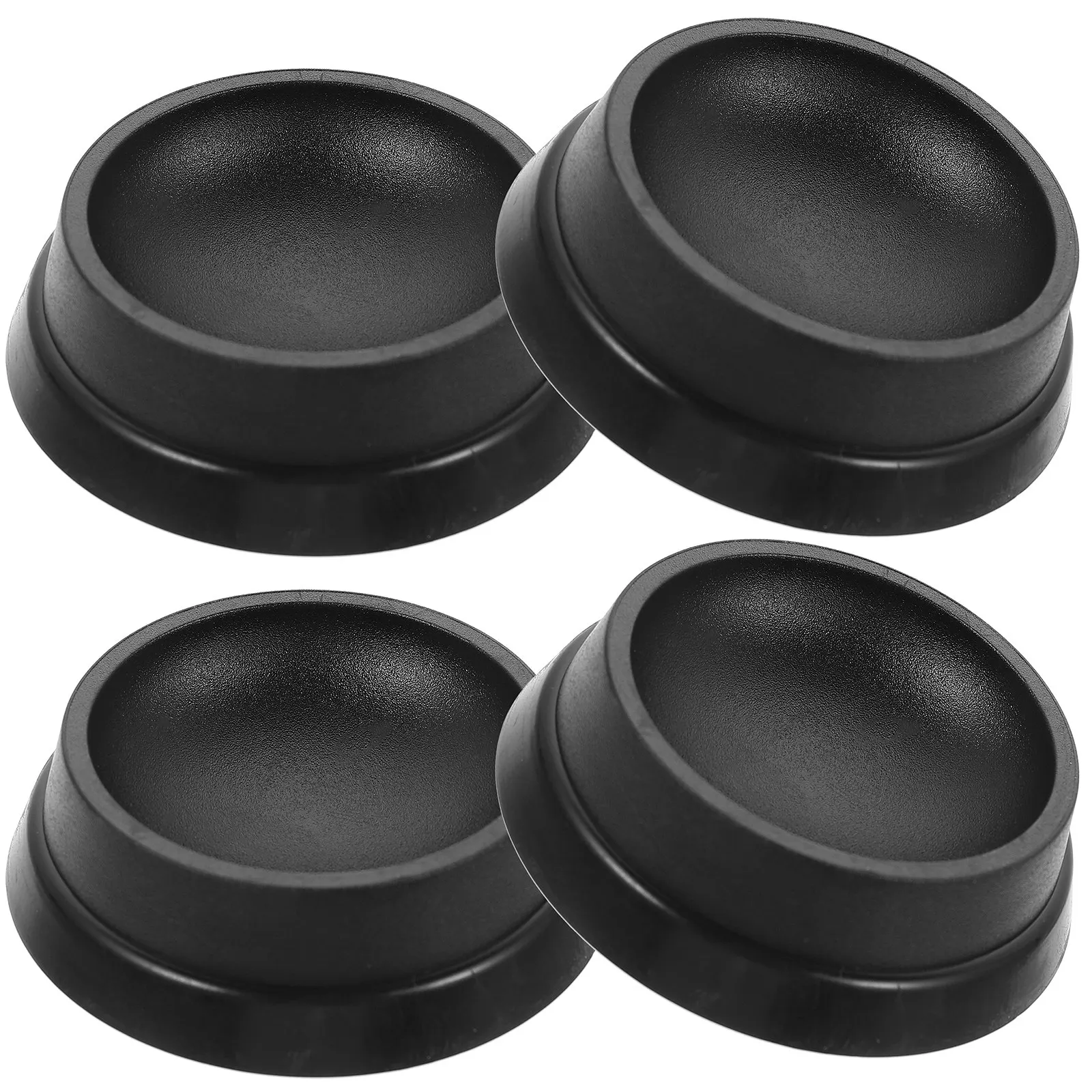4Pcs Non-Slip Furniture Caster Caps – Chair Leg Floor Protectors for Wood, Desk, Table, Bench, Bar Stool