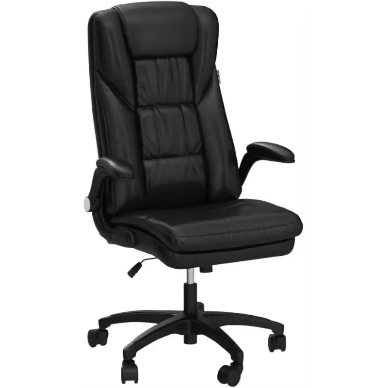 

Executive Office Chair,Big and Tall Wide Seat,High Back PU Leather Ergonomic Computer with Adjustable Armrest,360° Swivel Height