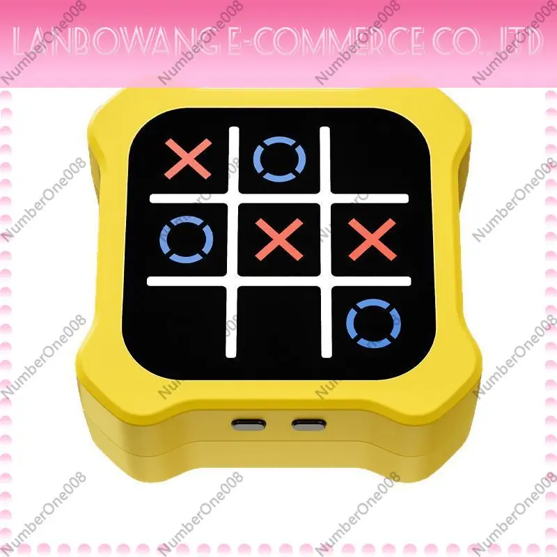 Electronic Tic Tac Toe Board Game Portable Puzzle Toy for Kids Children Educational Interactive Logic Training