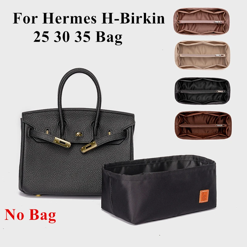 Ultra Light Waterproof Bag Organizer Soft Senior Liner Pocket For Hermes H-Birkin 25 30 35 Handbag Anti Wear Insert Pocket