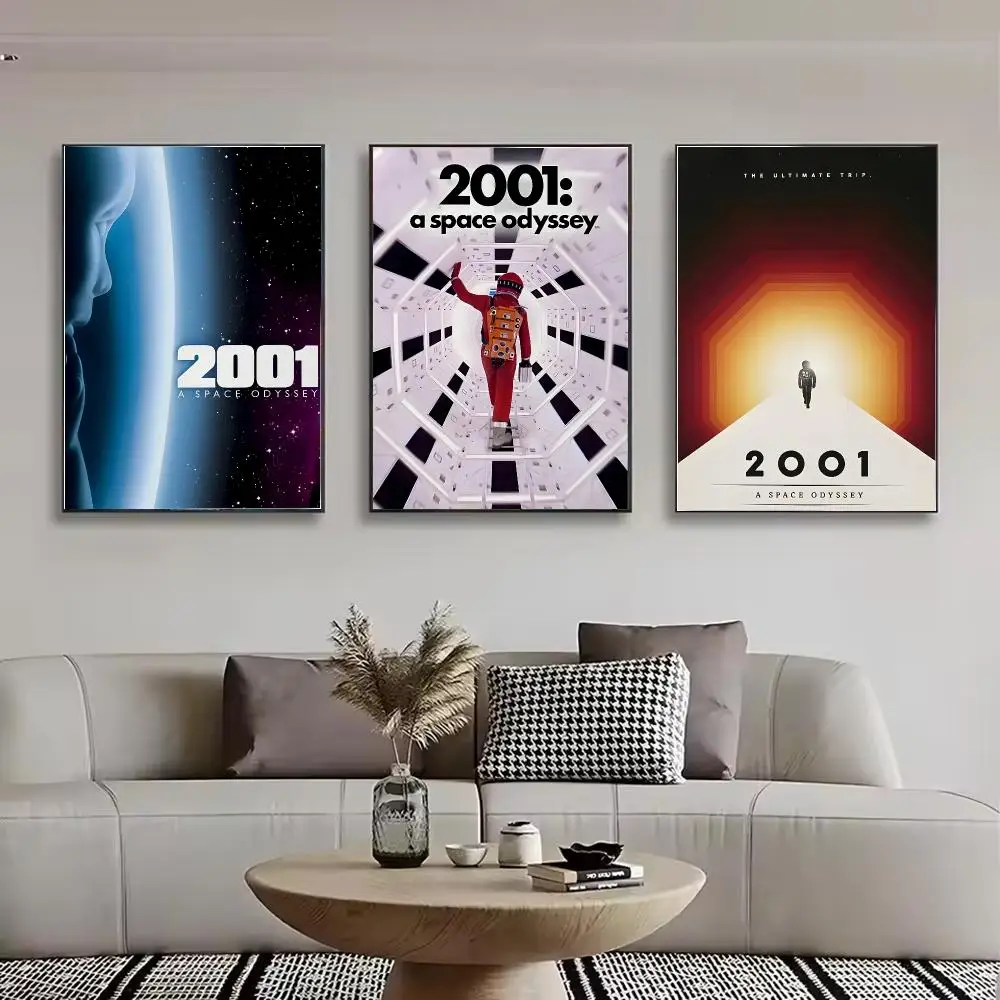 Film 2001 A S-Space O-Odyssey HAL 9000 Painting Calligraphy Canvas Poster Wall Art for Bedroom Living Room Home Decor Gift