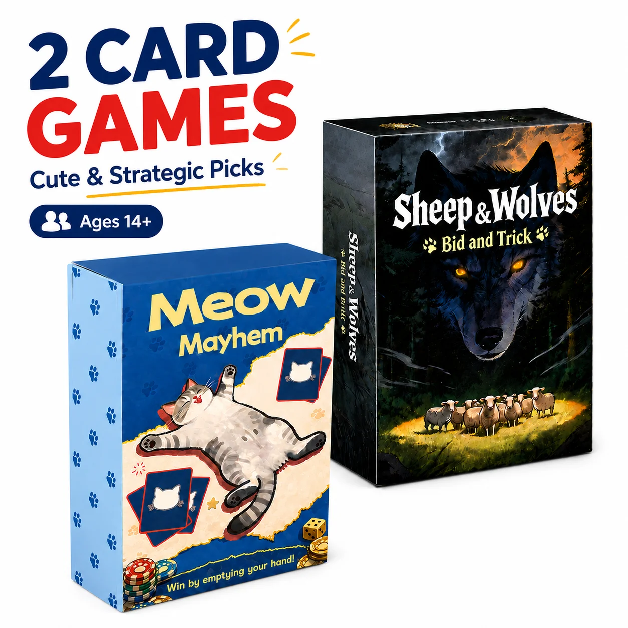 Quick Games Party - 2'li Kart Oyunu Seti, Kedi Eşleştirme