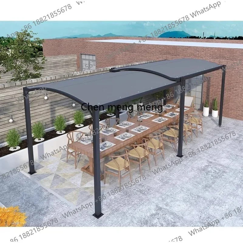 A55 Customized Mobile Garage Parking Home Rain Shelter Arch Pavilion Afternoon Tea Villa Courtyard Outdoor Telescopic Shed Garag
