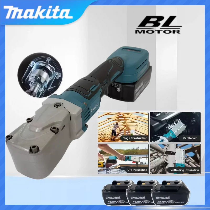 

Makita Brushless Ratchet Wrench 1200NM Electric Cordless Driver 1/2'' Removal Screw Nut Car Repair Tools