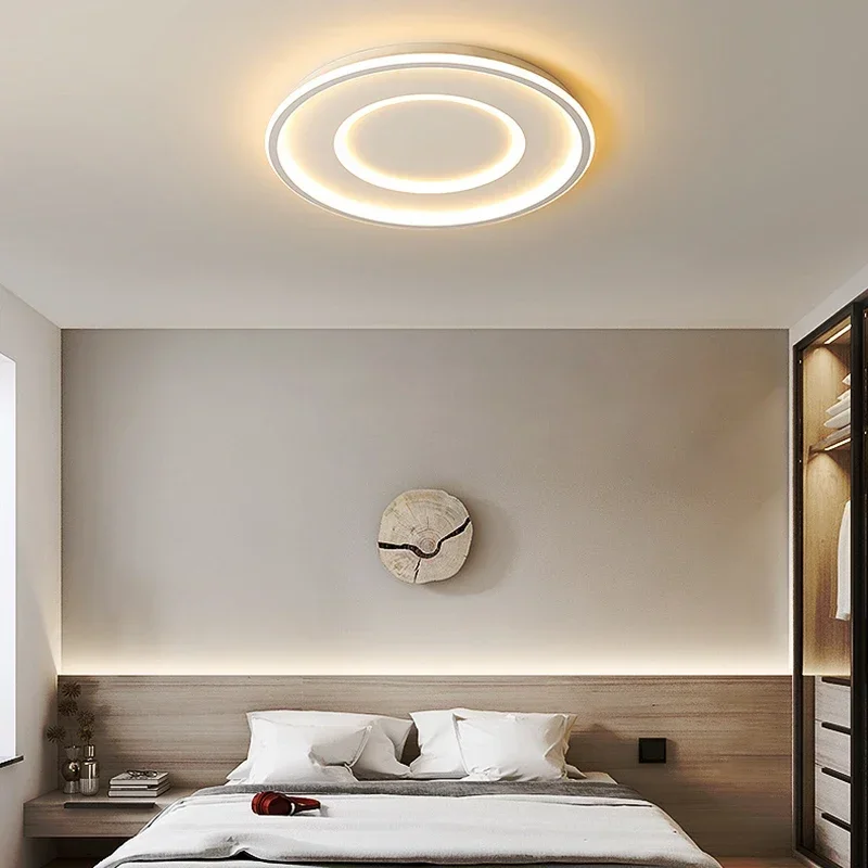 Plafonnier LED au design moderne, luminaire décoratif d'intérieur, idéal pour une chambre à coucher, un salon, une salle à manger, un hôtel ou un bureau