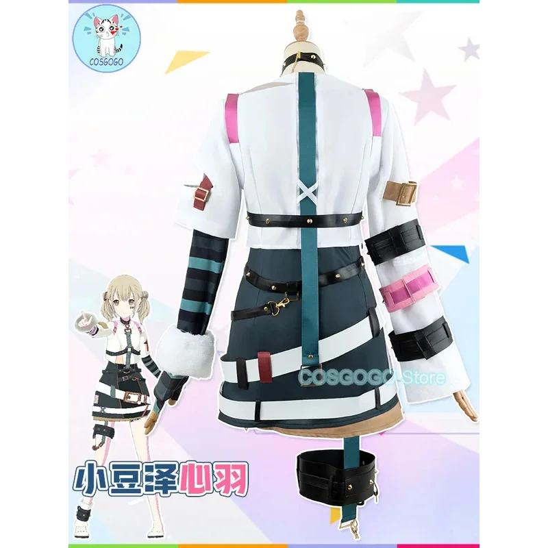 

COSGOGO Game Project Sekai Azusawa Косплей Костюм Хэллоуин Наряды PJSK Женское Платье Одежда Kohane Wiga; 2'k, 8;c'