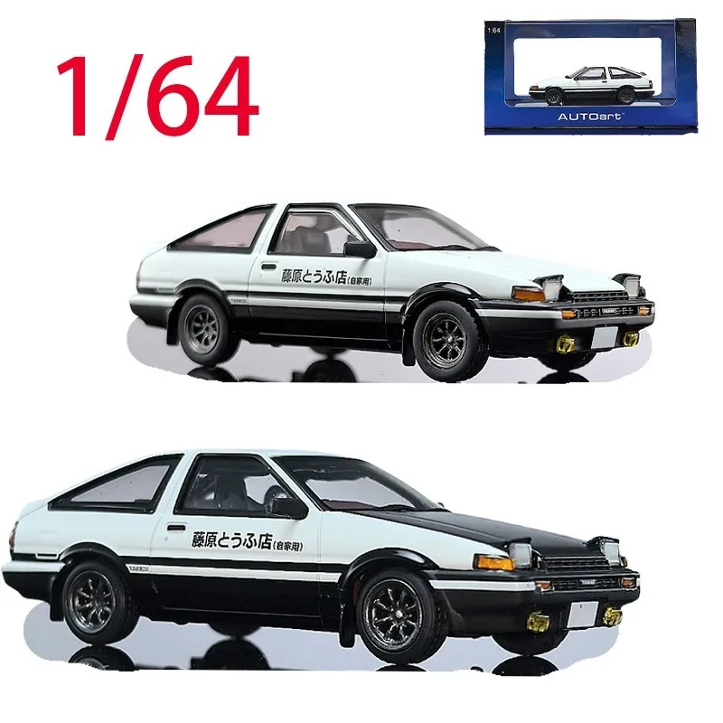 

Autoart литой под давлением масштаб 1/64 Toyota AE86 Initial D модель автомобиля из сплава, игрушки для мальчиков, подарок