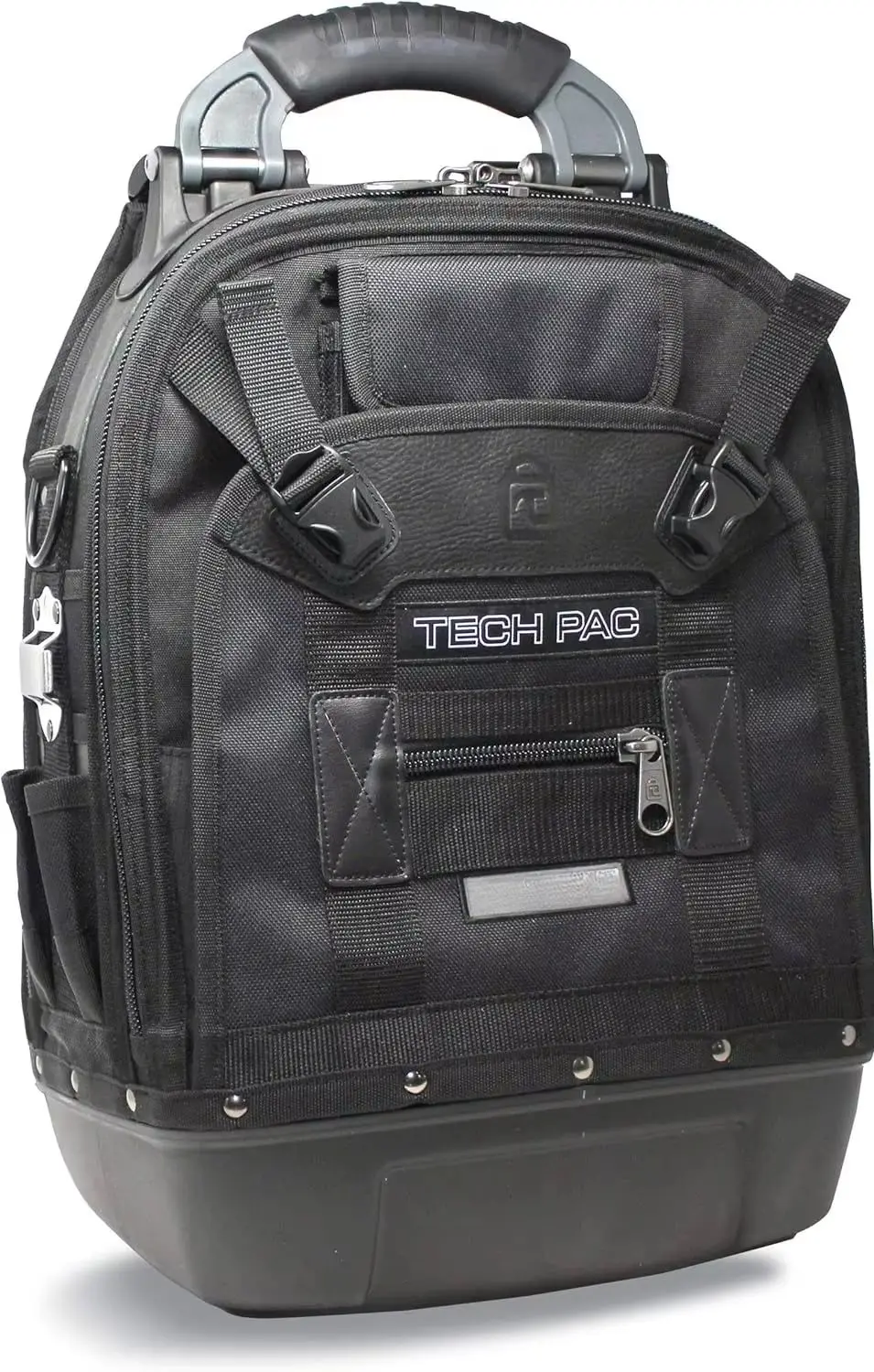Cool black technology: TECH PAC (black) technical backpack, showing the integration of technology and fashion.