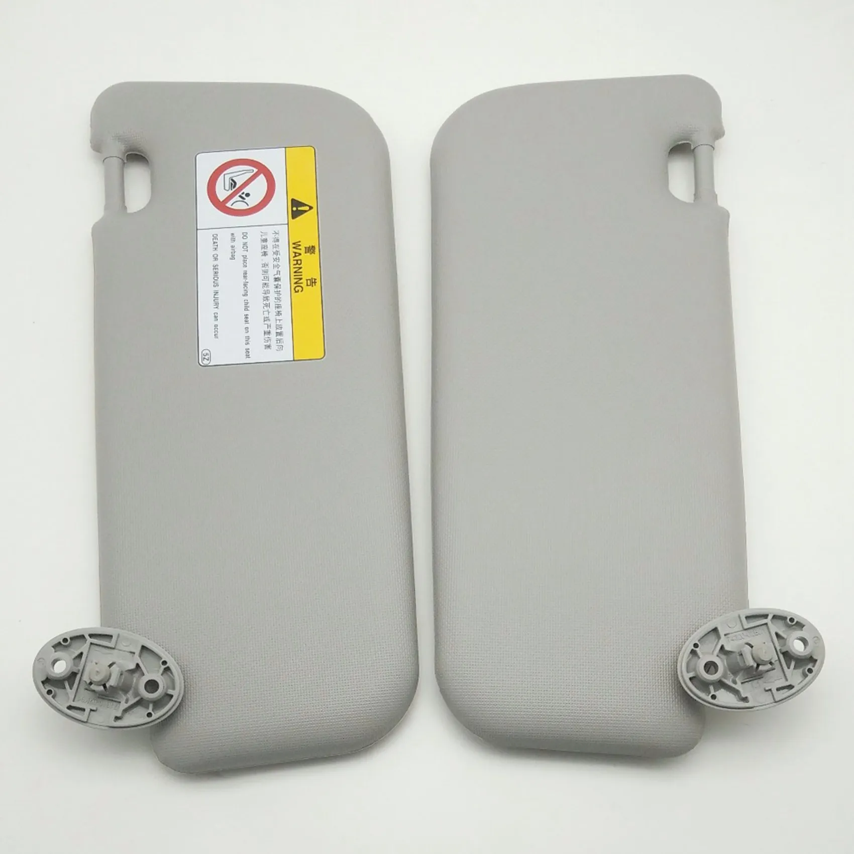 A01K-Car Sun Visor Makeup Mirror For Toyota Corolla Levin 2014-2019 Windscreen Sun Visor Auto Accessories Gray