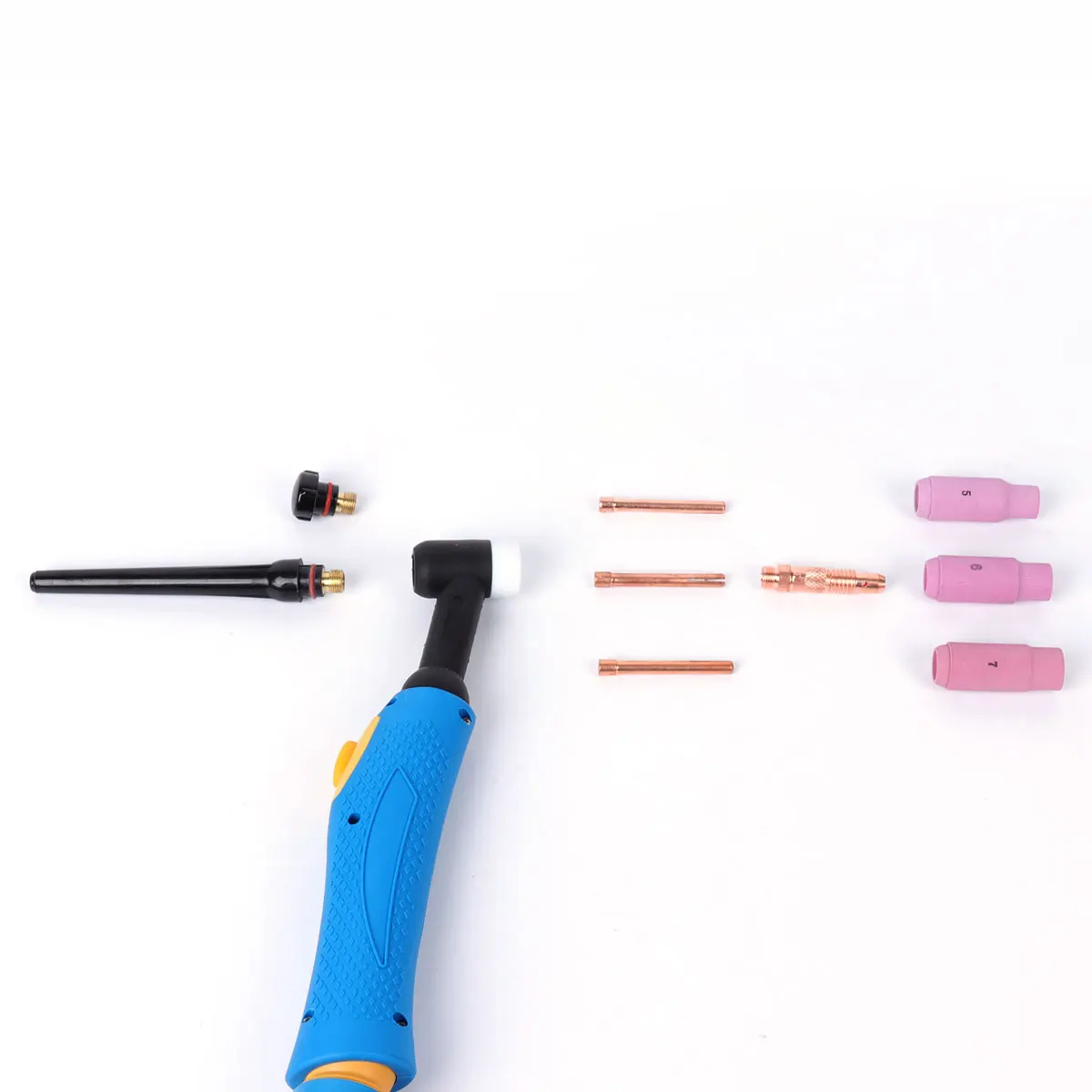 

WP18 Flexible Head 4Meters WP-18 MIG Welding Torch Head Water Cooled Argon Welding Torch with Blue Handle