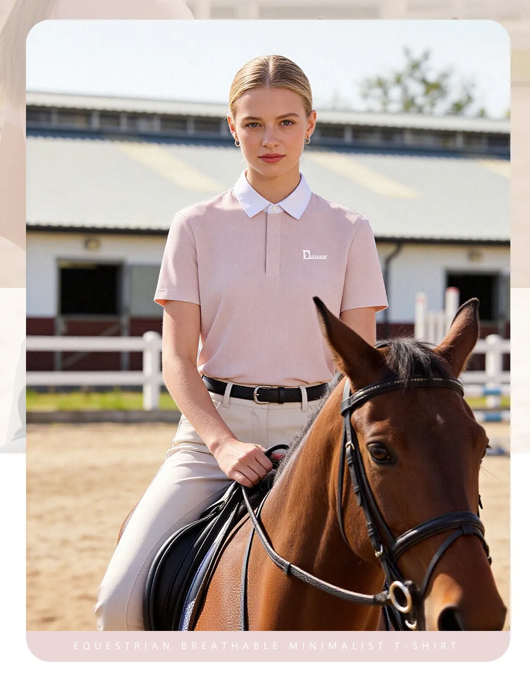

Summer Equestrian Short Sleeve Knight Uniform Breathable T-shirt for Men and Women