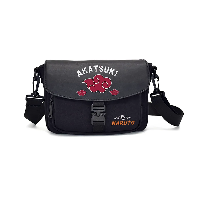اليابانية أنيمي ناروتو وسيم الكرتون نمط قطري حقيبة كروس هدية صغيرة