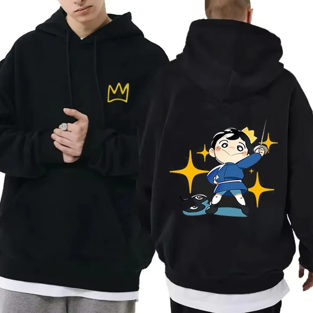 Anime Kings Ranking Hoodies Bojji Printed Sweatshirts Men's Women's Harajuku Casual Hooded Pullover Fashion Loose Sweater Unisex