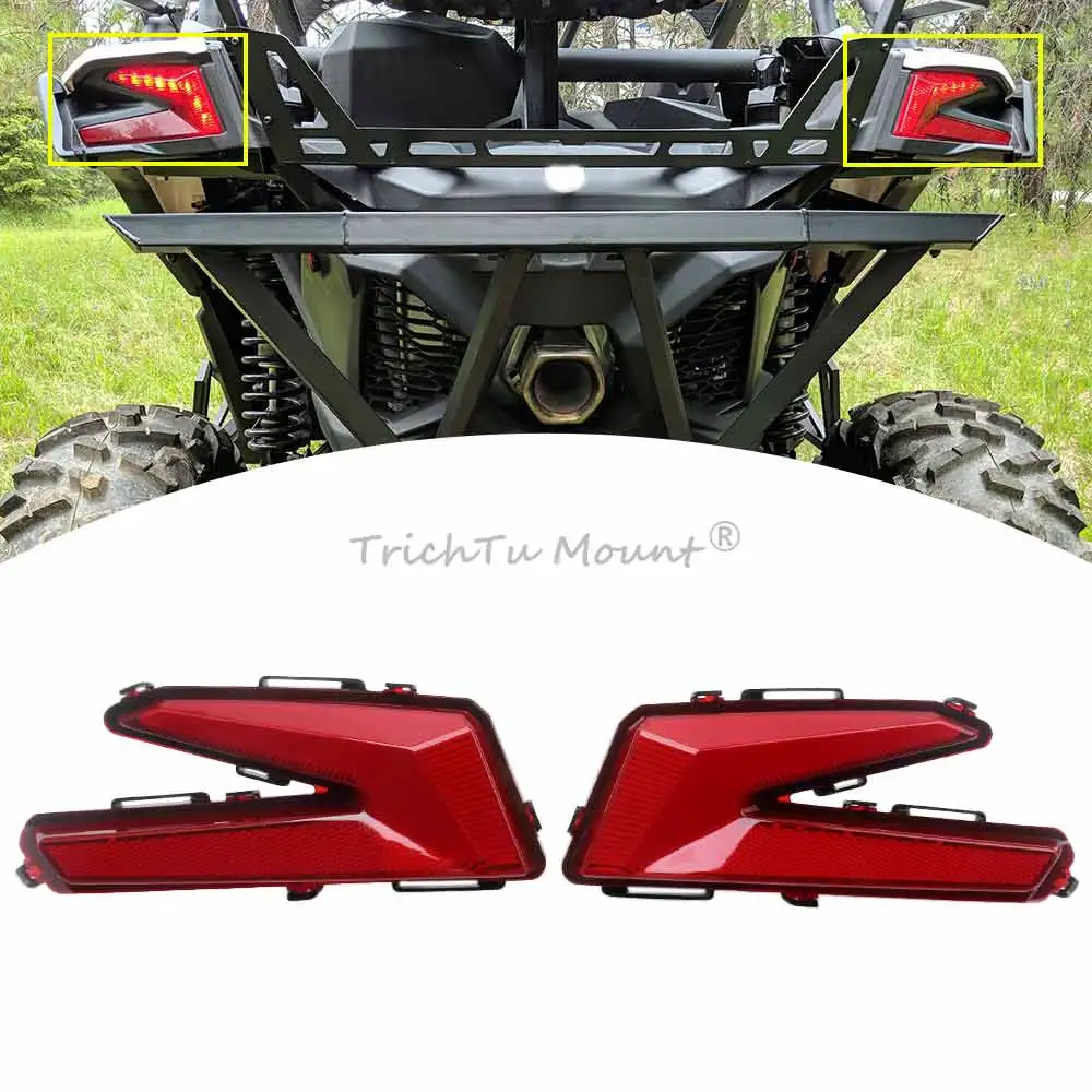 

UTV LED Rear Tail Brake Light Assembly Turn Signal Lamp For Can-Am Maverick X3 Max Turbo R RR XDS XRS XMR XRC 2017-up Accessory